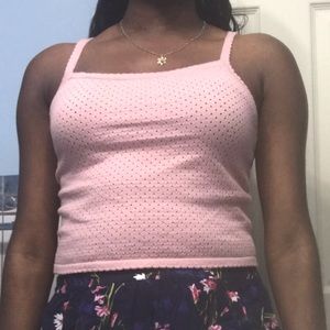 Forever 21 pink Crop Top (small)